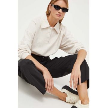 American Vintage bluza culoarea bej American Vintage bluza culoarea bej