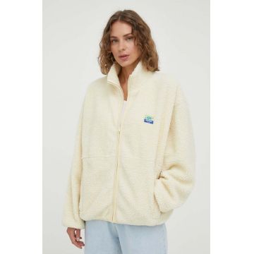 American Vintage bluza femei, culoarea bej, cu imprimeu