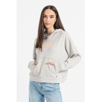 Hanorac relaxed fit cu imprimeu logo Eshina