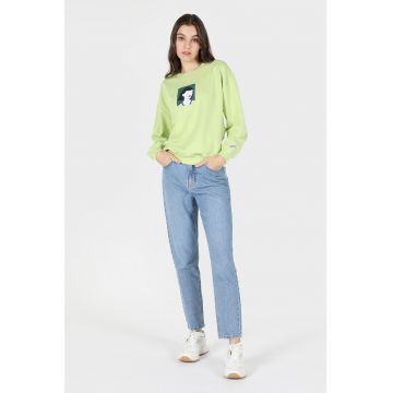 Bluza sport cu imprimeu grafic Bluza sport cu imprimeu grafic