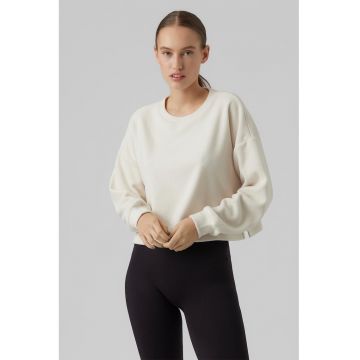 Bluza sport lejera de fleece cu maneci cazute Bluza sport lejera de fleece cu maneci cazute