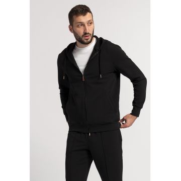 Hanorac cu buzunare laterale si fermoar Active Hanorac cu buzunare laterale si fermoar Active