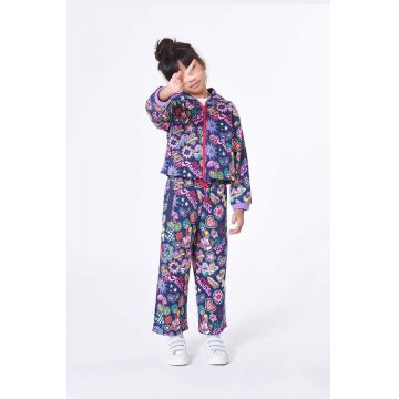 Marc Jacobs bluza copii culoarea roz, cu glugă, modelator Marc Jacobs bluza copii culoarea roz, cu glugă, modelator