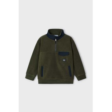 Mayoral bluza copii culoarea verde, neted