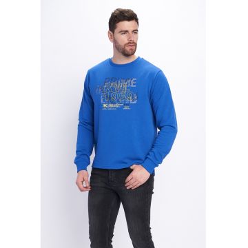 Bluza sport cu decolteu la baza gatului - cu imprimeu Bluza sport cu decolteu la baza gatului - cu imprimeu
