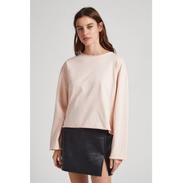 Bluza sport cu decolteu la baza gatului si decupaj pe partea din spate Bluza sport cu decolteu la baza gatului si decupaj pe partea din spate