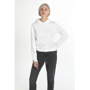 Hanorac regular fit cu terminatie striata Hanorac regular fit cu terminatie striata