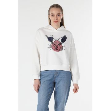 Hanorac cu imprimeu grafic Hanorac cu imprimeu grafic