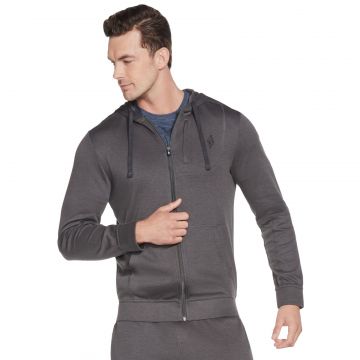 Hanorac SKECHERS pentru barbati GOKNIT PIQUE FZ - M3JA154CHAR Hanorac SKECHERS pentru barbati GOKNIT PIQUE FZ - M3JA154CHAR