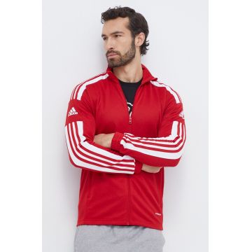 adidas Performance hanorac de antrenament culoarea roșu, cu imprimeu GP6464 adidas Performance hanorac de antrenament culoarea roșu, cu imprimeu GP6464