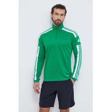 adidas Performance hanorac de antrenament Squadra 21 culoarea verde, cu imprimeu  GP6473