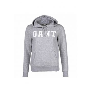 Hanorac regular fit cu logo pe piept
