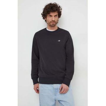 Gant bluza barbati, culoarea negru, cu imprimeu