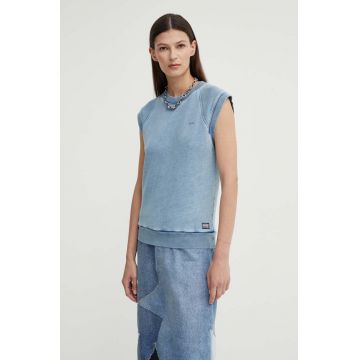 G-Star Raw vestă din bumbac neted, D24581-D583 G-Star Raw vestă din bumbac neted, D24581-D583