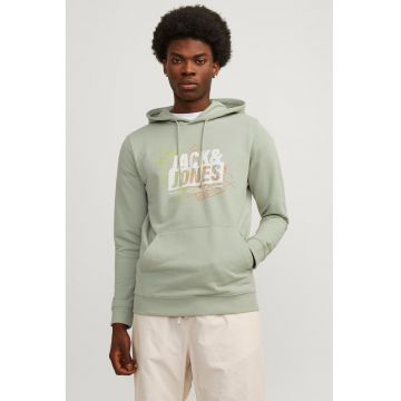 Hanorac din amestec de bumbac cu logo