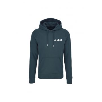 Hanorac unisex din amestec de bumbac organic cu imprimeu logo CUSHER 29541