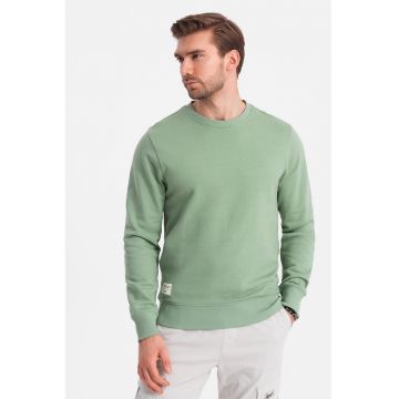 Bluza de trening din bumbac cu decolteu la baza gatului Bluza de trening din bumbac cu decolteu la baza gatului