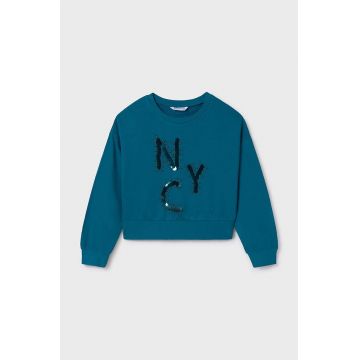 Mayoral bluza copii culoarea verde, cu imprimeu, 7472