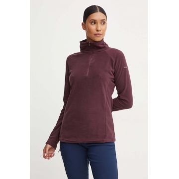 Columbia hanorac Glacial IV femei, culoarea bordo, neted