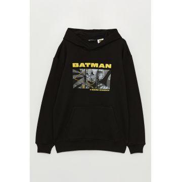 Hanorac cu imprimeu grafic - Negru/Galben