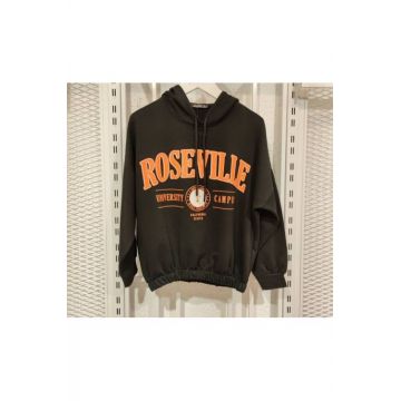 Hanorac negru sport  RoseVille