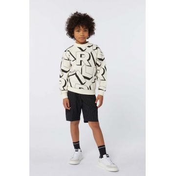 Karl Lagerfeld bluza copii culoarea bej, modelator, Z30251 Karl Lagerfeld bluza copii culoarea bej, modelator, Z30251