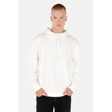 Hanorac de bumbac cu maneci cazute Hanorac de bumbac cu maneci cazute