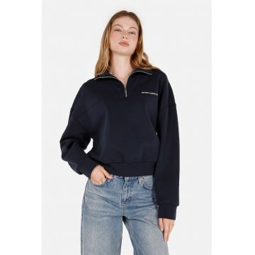 Bluza de trening cu fenta cu fermoar Bluza de trening cu fenta cu fermoar