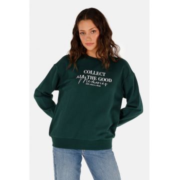 Bluza de trening cu imprimeu text