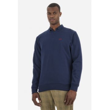 Bluza de trening din bumbac cu decolteu la baza gatului Bluza de trening din bumbac cu decolteu la baza gatului