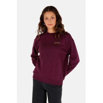 Bluza de trening din bumbac cu maneci cazute