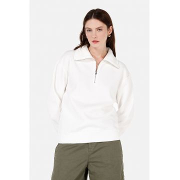 Bluza de trening lejera cu fenta cu fermoar Bluza de trening lejera cu fenta cu fermoar