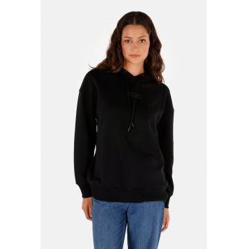 Hanorac din amestec de bumbac cu maneci cazute Hanorac din amestec de bumbac cu maneci cazute