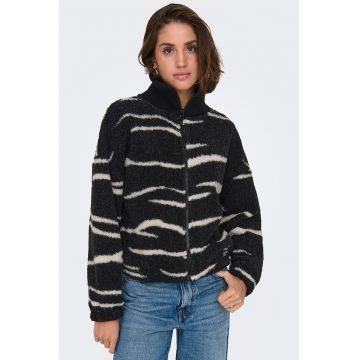 Bluza pufoasa de trening cu fermoar Bluza pufoasa de trening cu fermoar