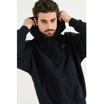 Hanorac cu maneci raglan pentru fitness - Negru