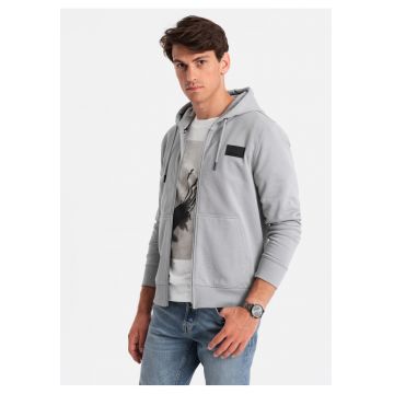 Hanorac  OM-SSZP-0140 - Barbati - Cu fermoar - Cu gluga