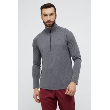 Under Armour hanorac de antrenament Tech 2.0 culoarea gri, melanj Under Armour hanorac de antrenament Tech 2.0 culoarea gri, melanj