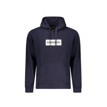 Hanorac barbati - cu imprimeu cu logo - Regular fit -  Bleumarin