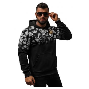 Hanorac barbati negru  O/B272