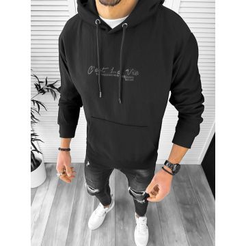 Hanorac barbati slim negru 3067 Hanorac barbati slim negru 3067