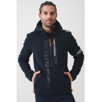 Hanorac cu fermoar si logo