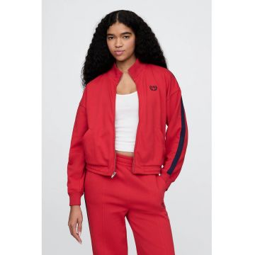 Bluza de trening cu logo si fermoar
