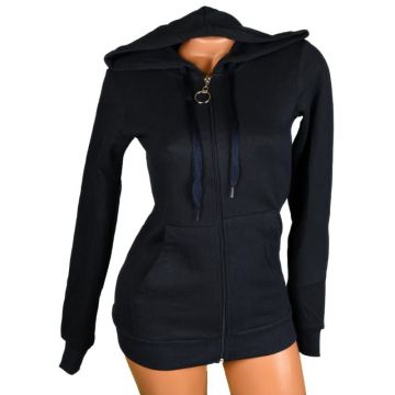 Hanorac bleumarin cu gluga - cod 26814