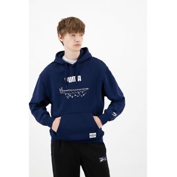 Hanorac cu logo si imprimeu grafic