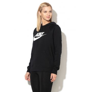 Hanorac cu maneci raglan si buzunar kangaroo Essential - Negru