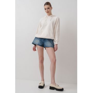 Hanorac din bumbac cu maneci raglan