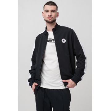 Bluza de trening cu fermoar si buzunare oblice