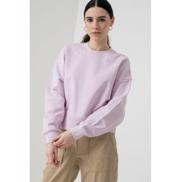 Bluza de trening uni cu decolteu la baza gatului
