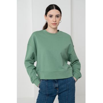 Bluza de trening uni cu decolteu la baza gatului