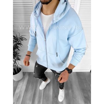 Hanorac barbati slim fit bleu K109 D5-5.3